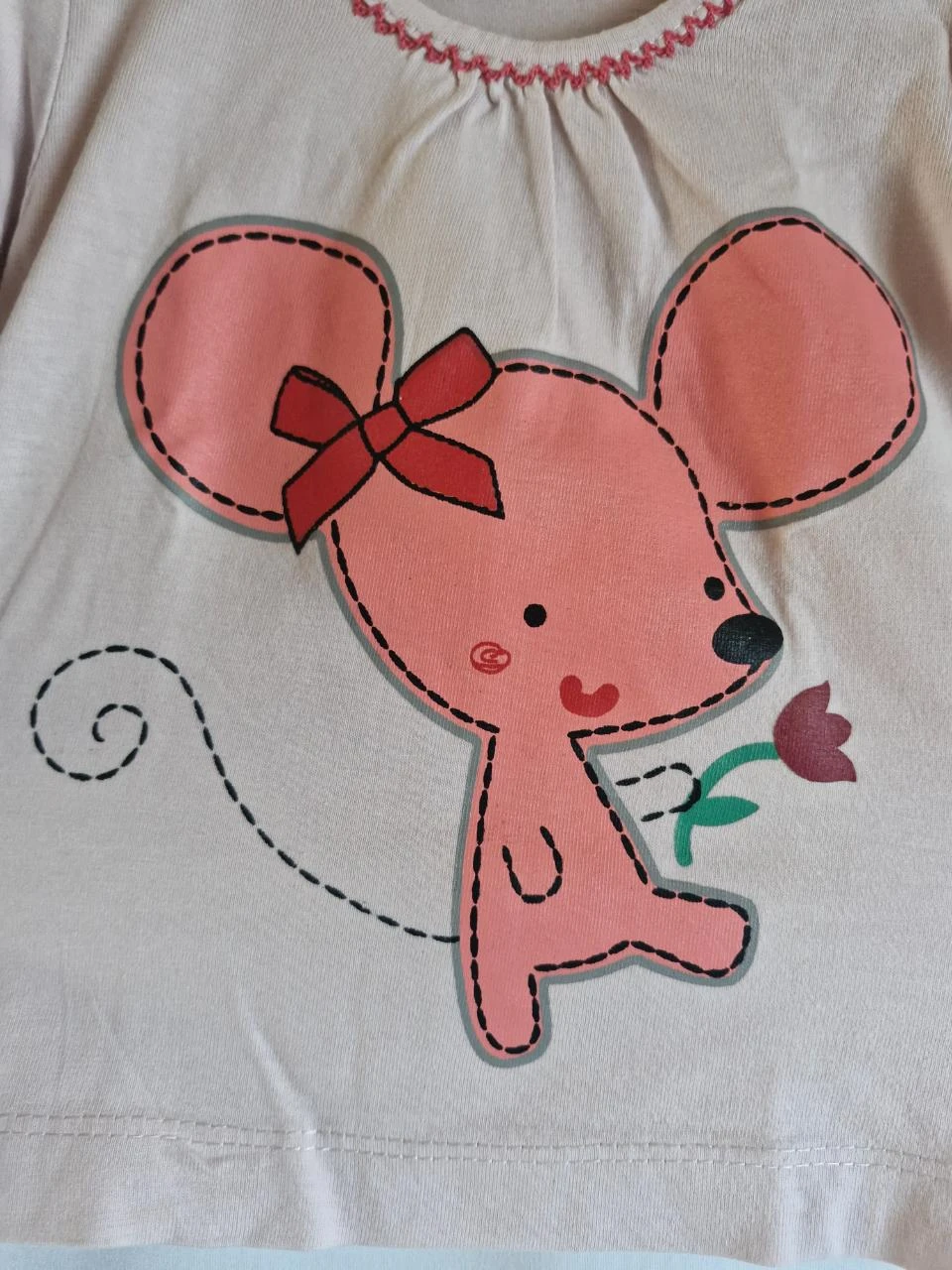 Camiseta de manga longa bebê menina - Tamanho 3 meses – photo 2